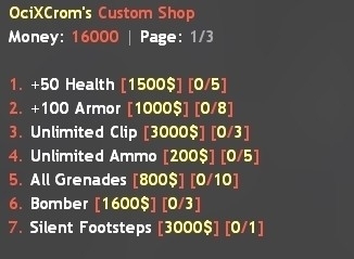 OciXCrom's Custom Shop