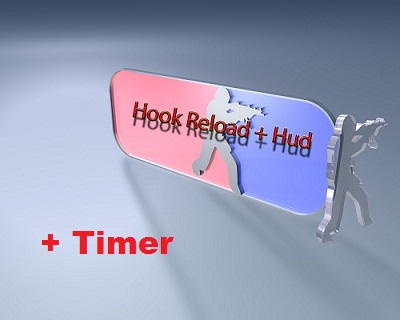 Hook Reload + Hud + Timer
